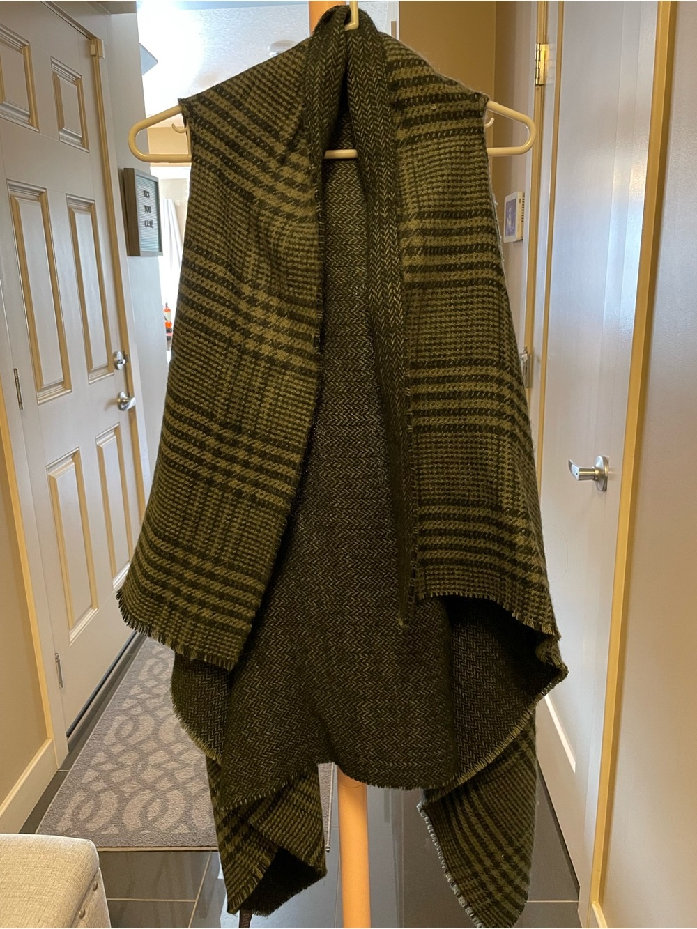 Open-Front Vest Knit Wrap Poncho 🍁
